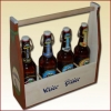 Bierkiste für 4 Flaschen Bier mit individuellem Braulogo auf der Kiste